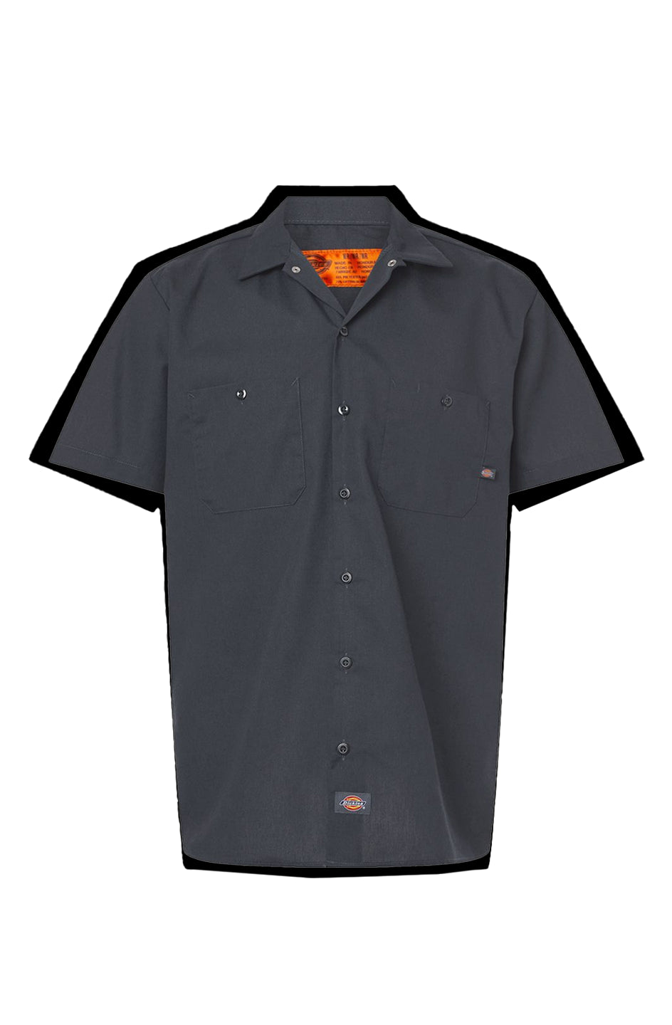 Collared Short Sleeve Work Shirt