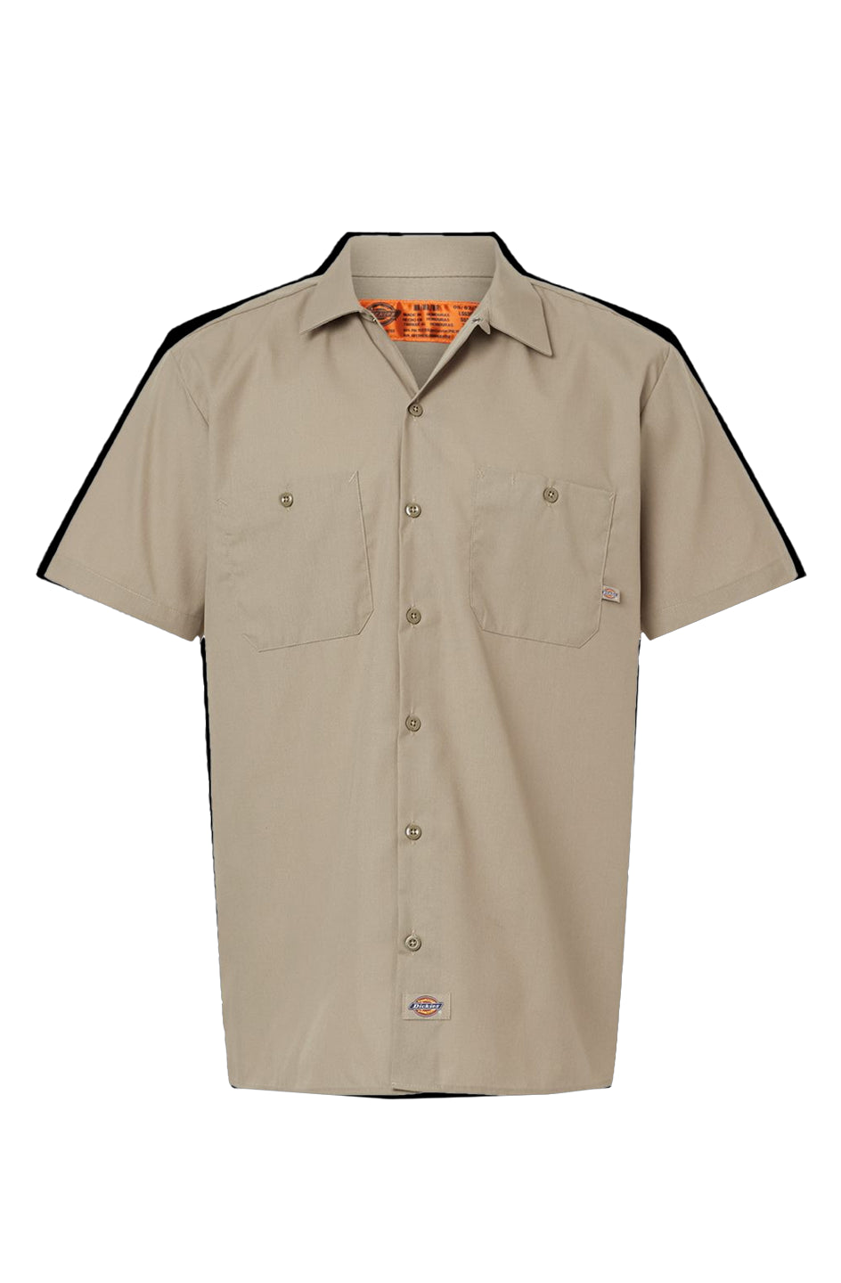 Collared Short Sleeve Work Shirt