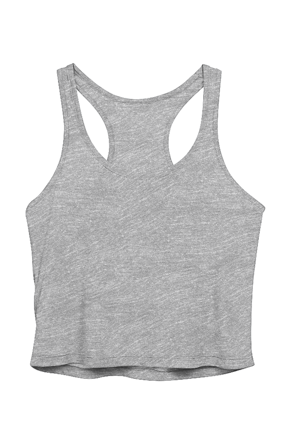 Ladies' Sheer Cropped Racer Tank Top