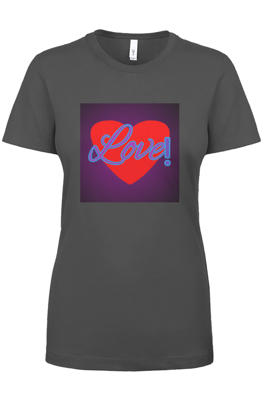 (Love! Design) Women's Ideal Crew T-Shirt