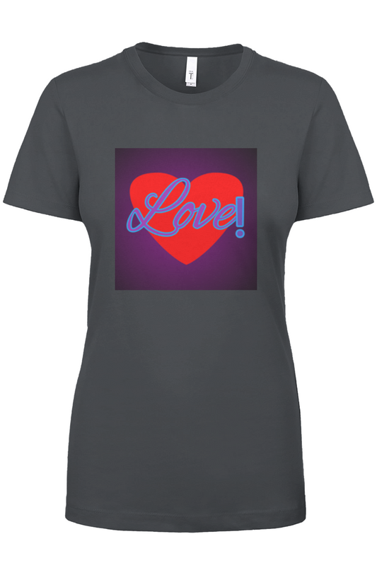 (Love! Design) Women's Ideal Crew T-Shirt