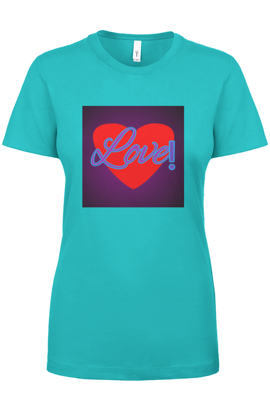 (Love! Design) Women's Ideal Crew T-Shirt