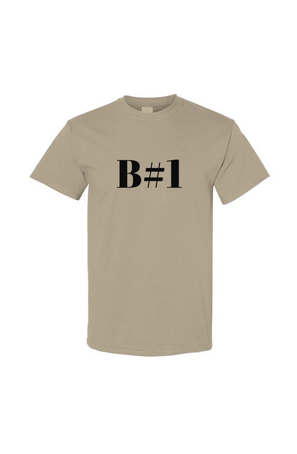 "B#1" Gildan Cotton T Shirt