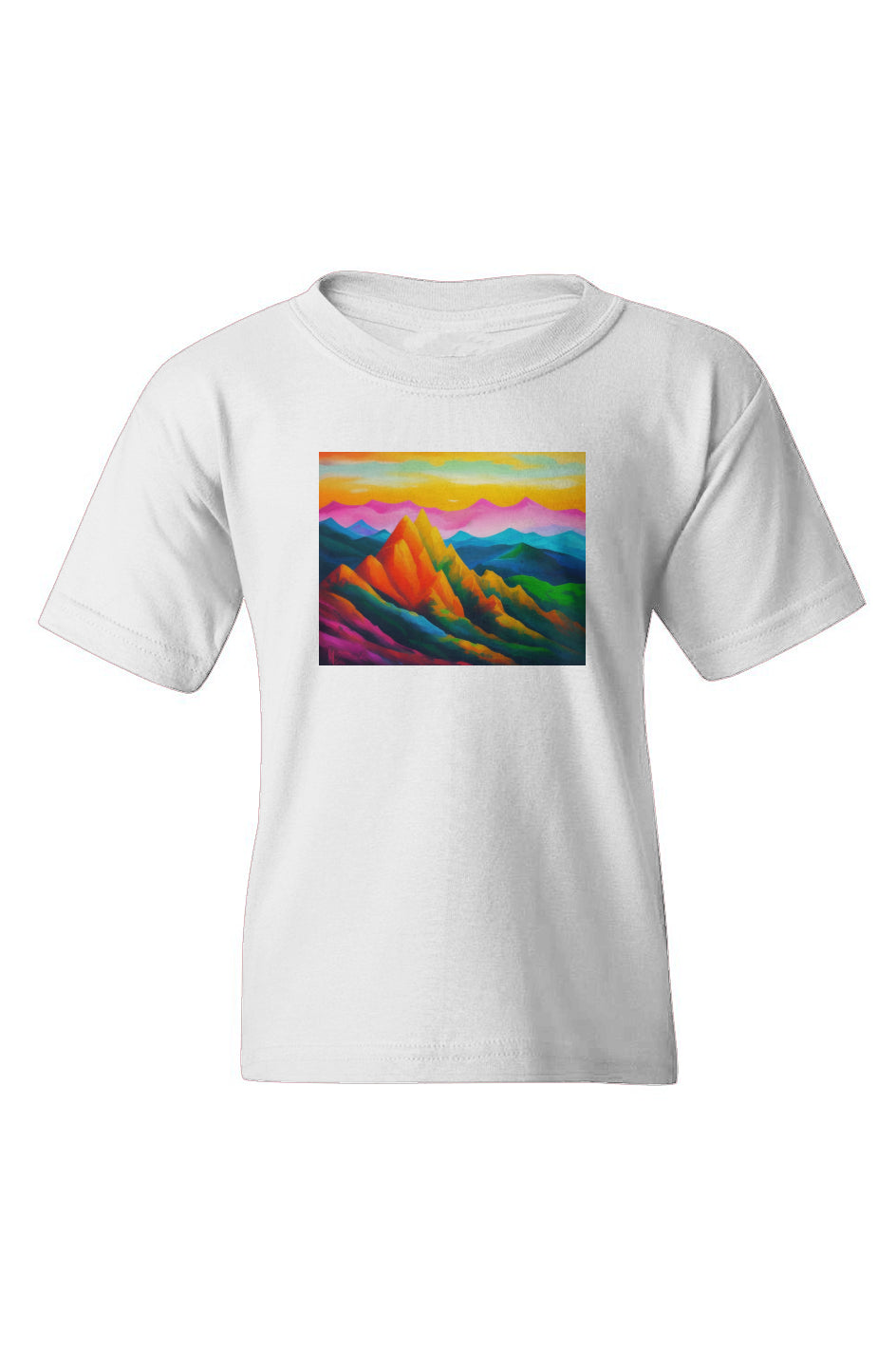 "Colorful Landscape" Heavy Cotton Youth T-Shirt