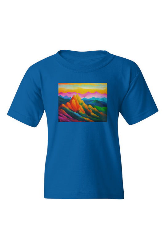 "Colorful Landscape" Heavy Cotton Youth T-Shirt