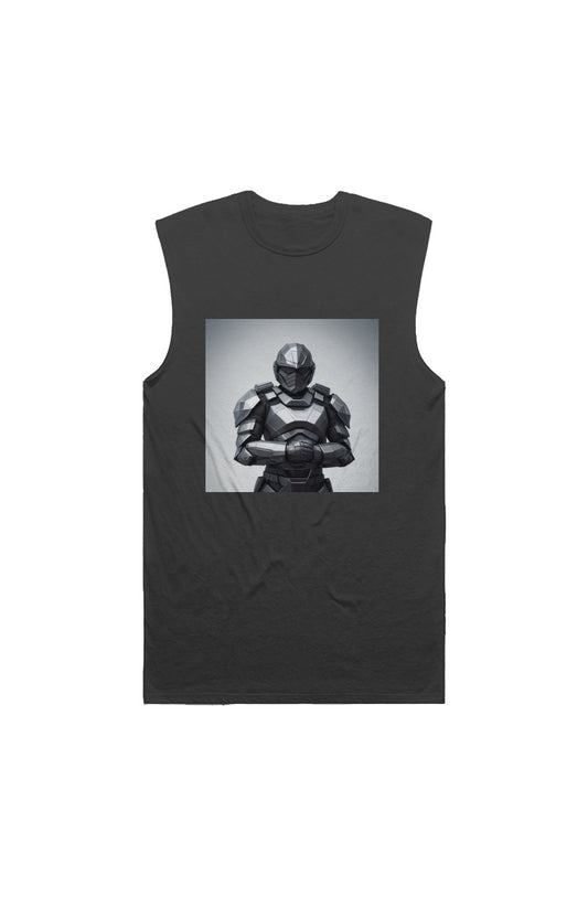 "Armored Man" Mens Staple Active Blend Tank