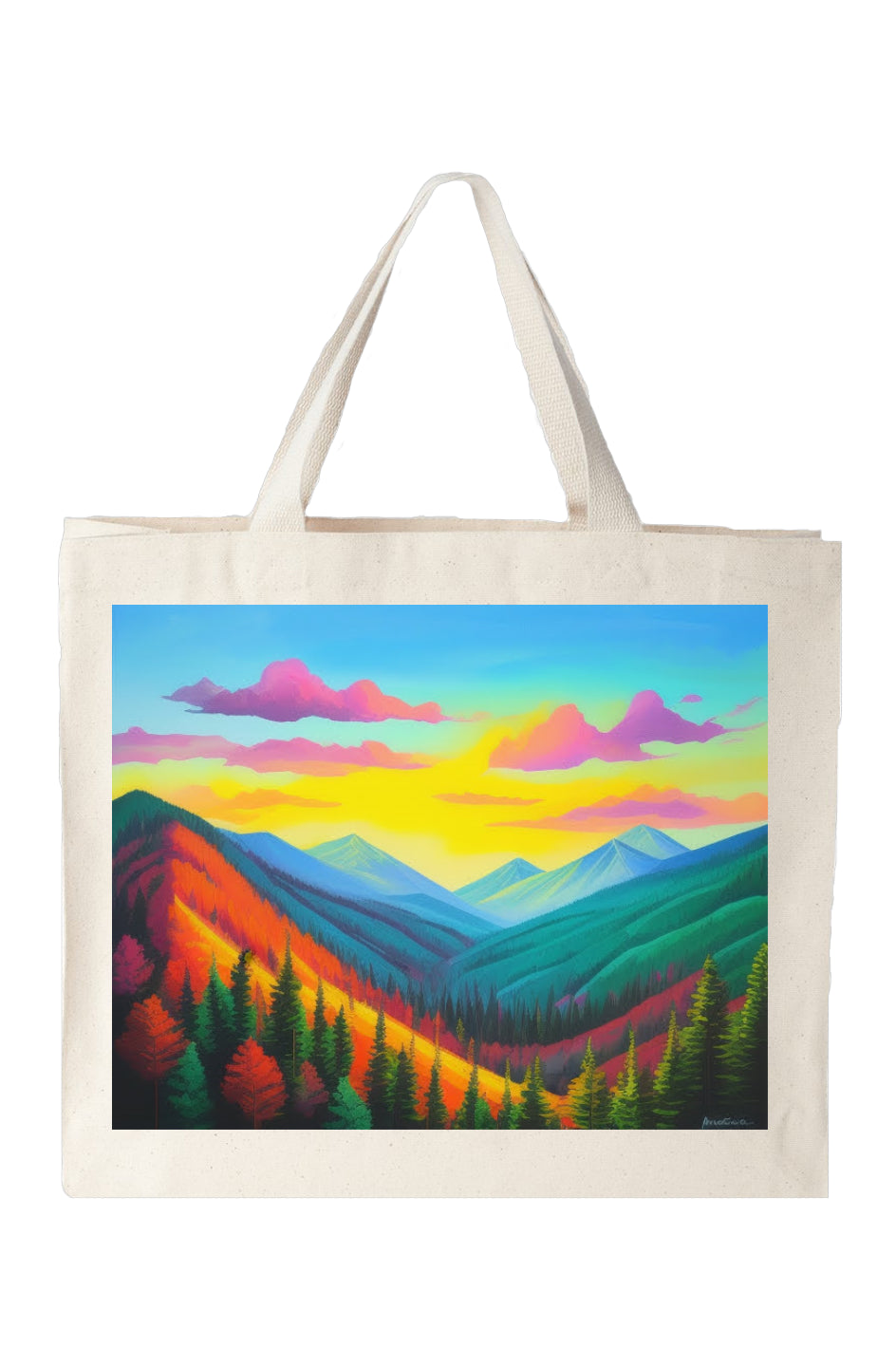 "Colorful Landscape" Katelyn Tote