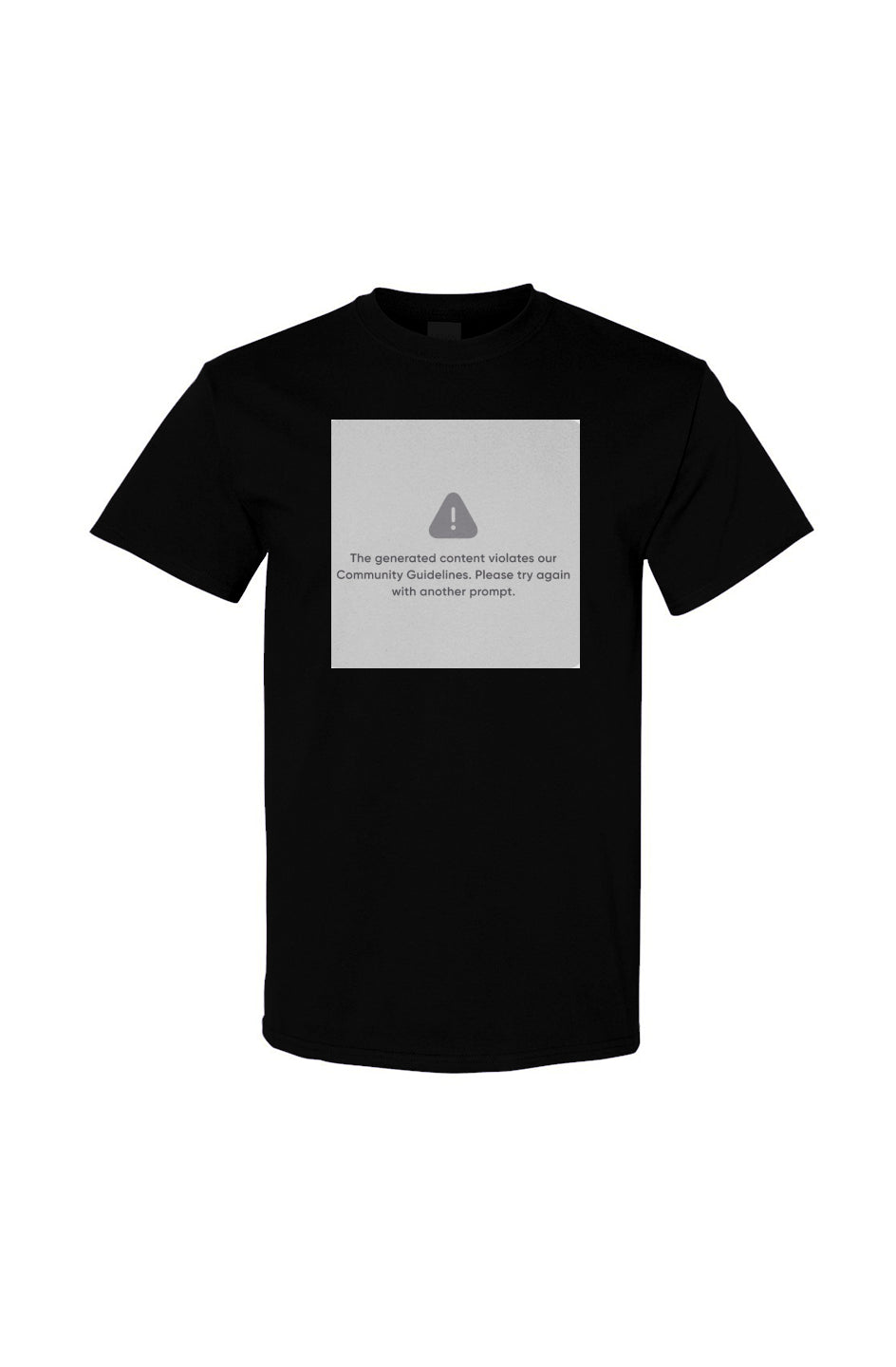 "Ai Error Message" Gildan Cotton T Shirt