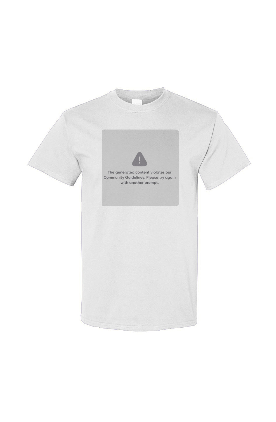 "Ai Error Message" Gildan Cotton T Shirt