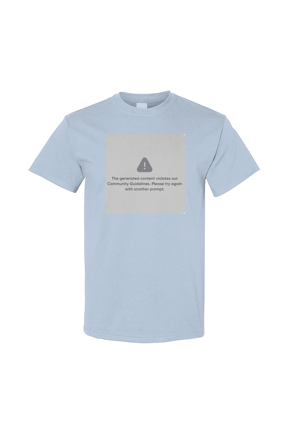 "Ai Error Message" Gildan Cotton T Shirt