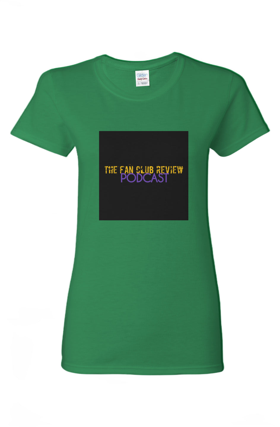 "The Fan Club Review" Ladies Heavy Cotton T-Shirt - Clothing And Merch