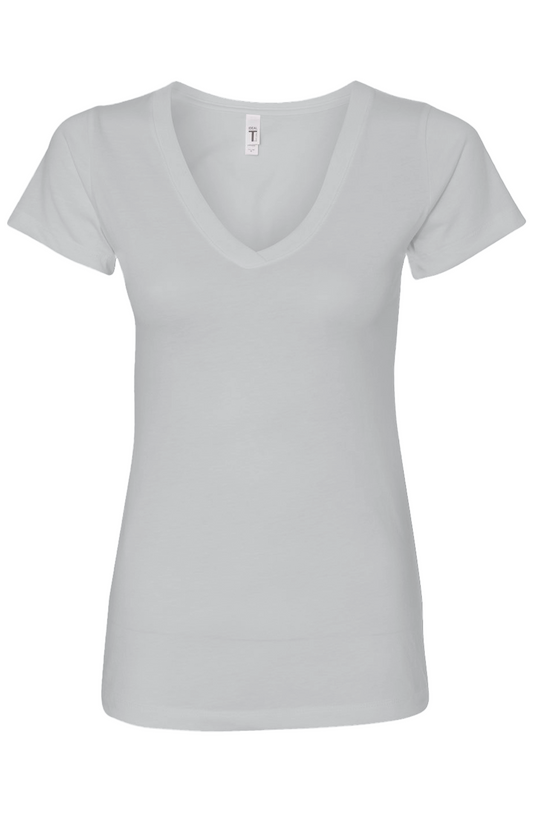 Women's V-Neck Coton T-Shirt 
