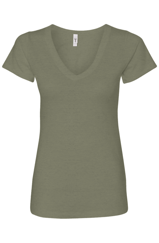 Women's V-Neck Coton T-Shirt