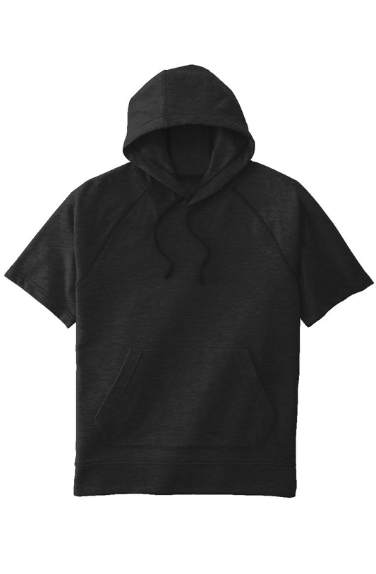 Short Sleeve Fleece Pullover Hoodie