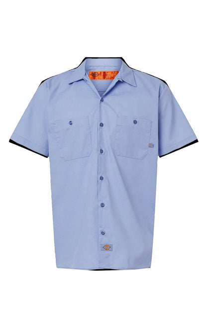 Collared Short Sleeve Work Shirt
