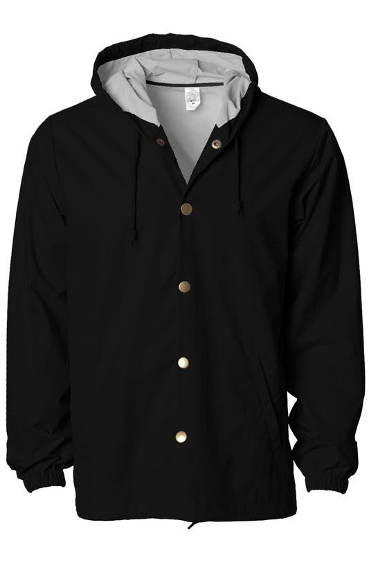 Water-Resistant Hooded Windbreaker Jacket