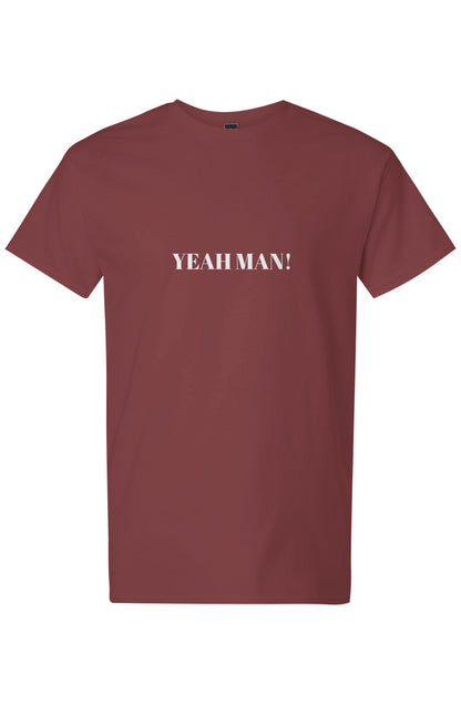 (Yeah Man!") Men's Light Cotton T-Shirt