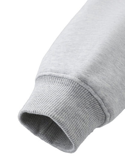Women's Fleeced Zip-Up Cropped Hoodie
